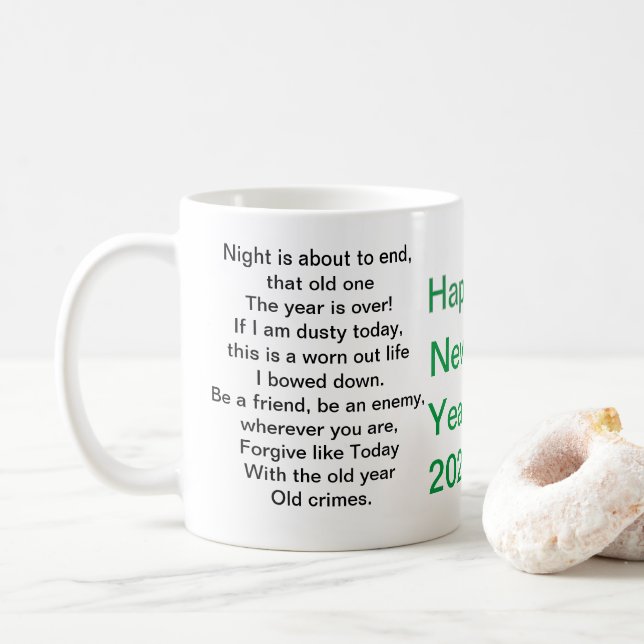 Mug Nouvel an cadeau 2025 (Avec donut)