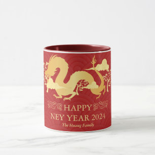 Mug Nouvel An Chinois 2024, Année Du Dragon