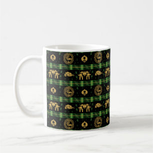 Mug Nouvel An chinois du Motif vert du tigre