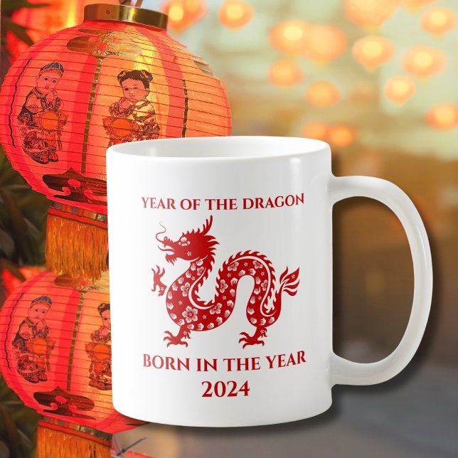 Mug Nouvel An chinois né dans l'année du dragon (Créateur téléchargé)