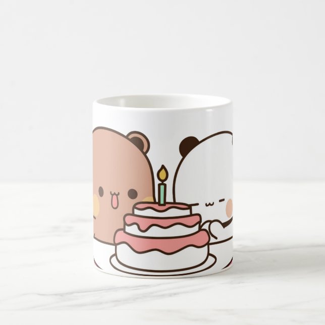 Mug nouvel ours et panda bubu dudu (Centre)