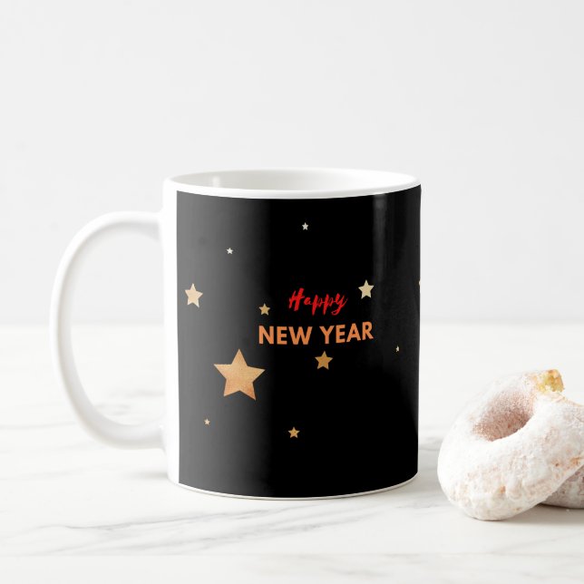 Mug nouvelle année heureuse (Avec donut)