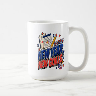 Mug Nouvelle Année, Nouveaux Objectifs
