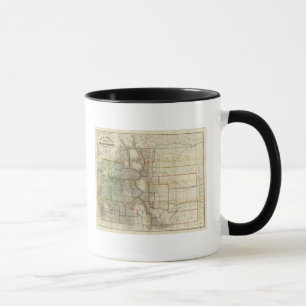 Mug Nouvelle carte de l'état du Colorado par Thayer