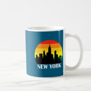 Mug Nouvelle chemise York City Skyline Silhouette Arc-