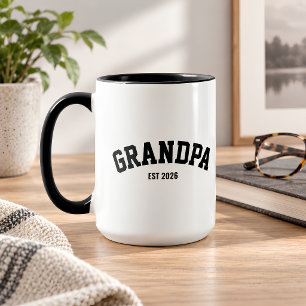 Mug Nouvelle date approximative de grand-père personna