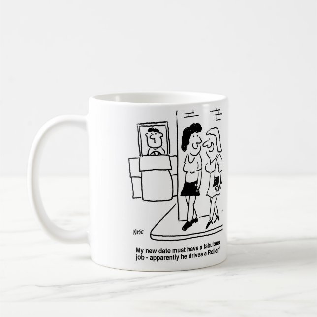 Mug Nouvelle date entraîne un rouleau (Gauche)