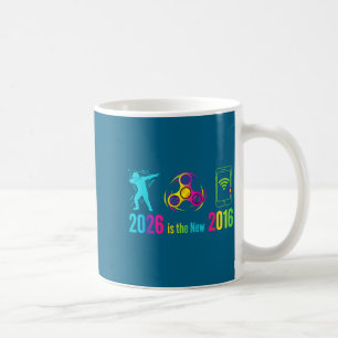 Mug Nouvelle décennie Rétro Nostalgie 2016 Vignes