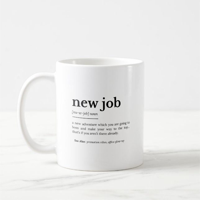 Mug Nouvelle définition de tâche (Gauche)
