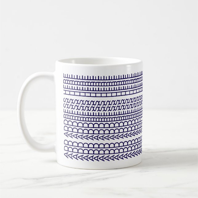 Mug Nouvelle entreprise personnalisée message caché am (Gauche)