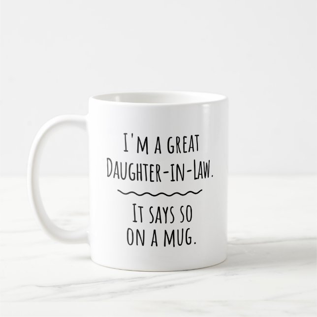 Mug Nouvelle fille future en droit Fête des mariées (Gauche)