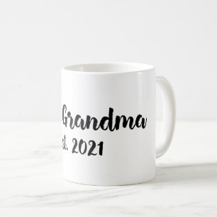 Mug Nouvelle grand-mère est. Grandmères pour la prem