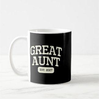 Mug Nouvelle grand-tante estimée 2027 1ère Première gr