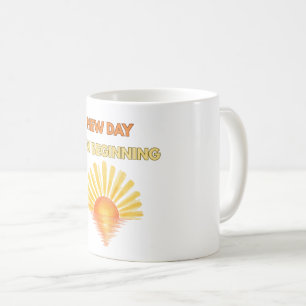 Mug Nouvelle journée, nouveau départ Citation Inspiran