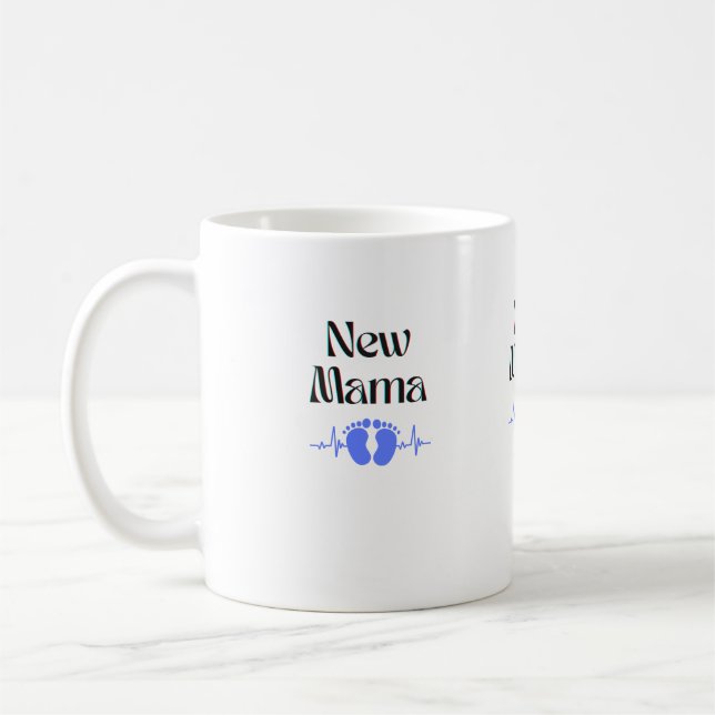 Mug Nouvelle Mama Café Mug. Bébé garçon. Un cadeau à l (Gauche)
