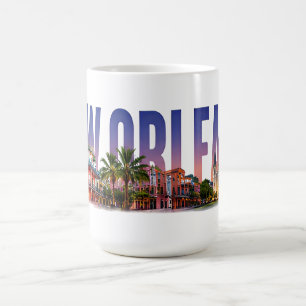 Mug Nouvelle-Orléans Louisiane Horizon Ville Nom Voyag