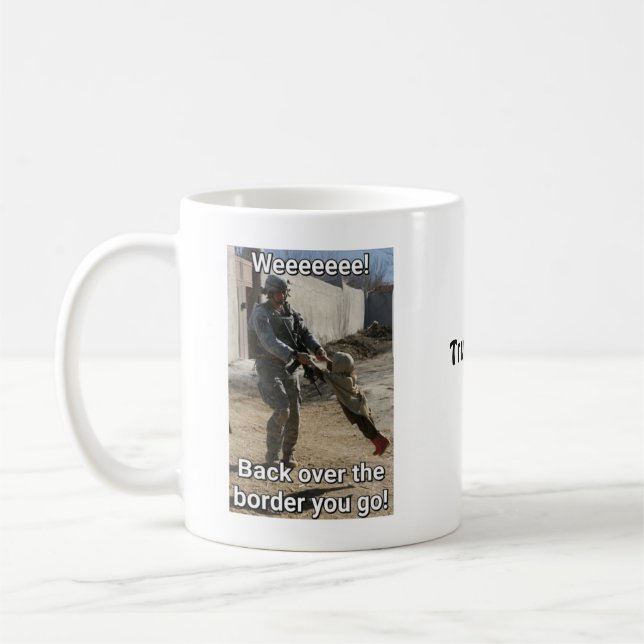 Mug Nouvelle politique frontalière de Trump (Gauche)