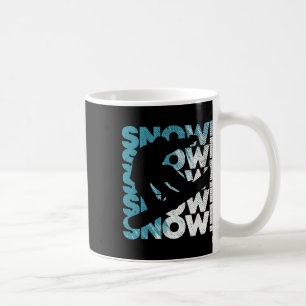 Mug Nouvelle saison de snowboard Grunge Snowboarder