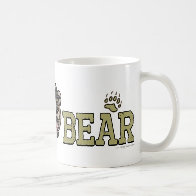 Mug Nouvelle vitesse de fête des pères d'ours de papa (Droite)