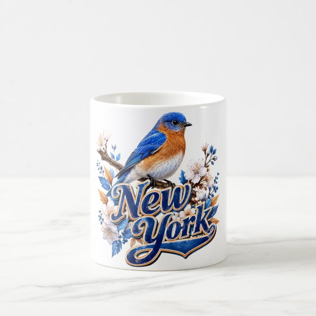 Mug Nouvelle York Botanique Eastern Bluebird (Centre)