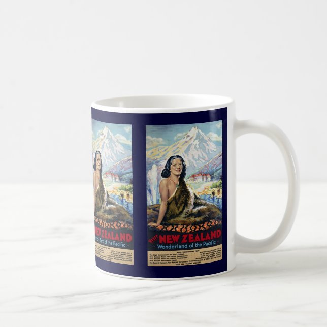 Mug Nouvelle-Zélande : Pays des merveilles du Pacifiqu (Droite)