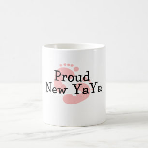 Mug Nouvelles empreintes de pas fières de bébé de Yaya