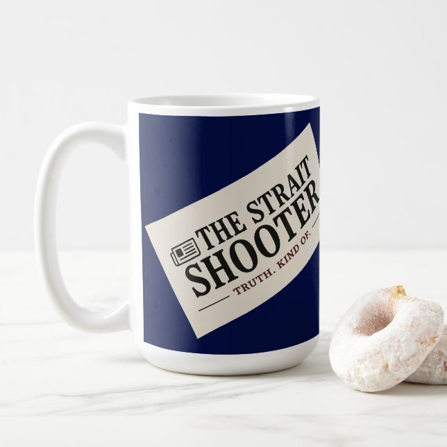 Mug Nouvelles officielles de Strait Shooter  (Avec donut)