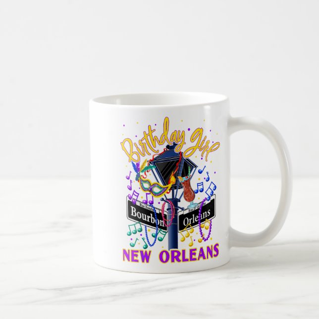 Mug Nouvelles Orléans Filles Anniversaire French Quart (Droite)