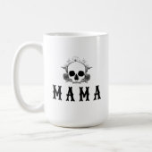 Mug NOVA Black Floral Crâne Halloween Mama (Gauche)