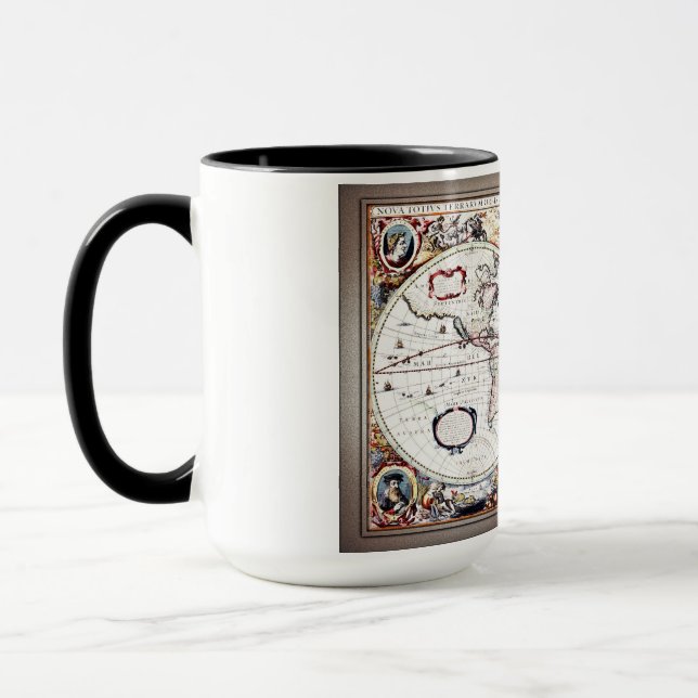 Mug Nova Totius Terrarum Orbis par Henricus Hondius II (Gauche)