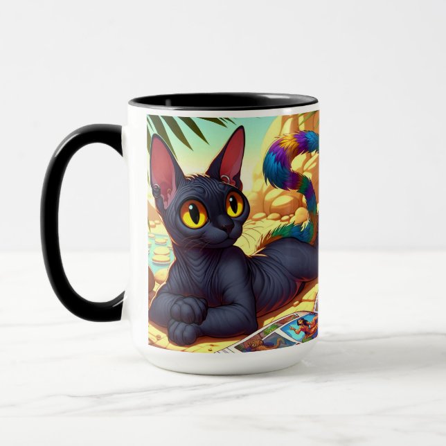 Mug #NovaCatAdventures Ejyptian Classic Mug, 11 oz (Gauche)