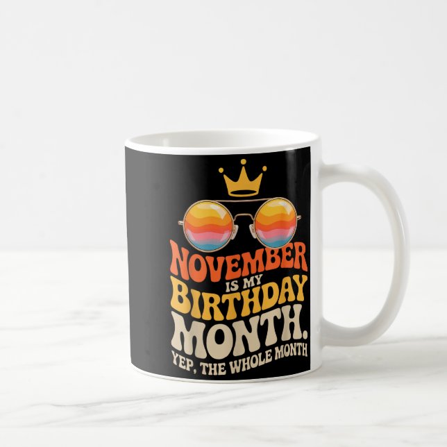 Mug November My Birthday For New Year 2026  (Droite)