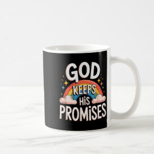 Mug Nuage arc-en-ciel des promesses du Dieu chrétien