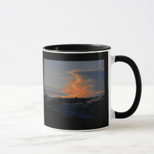 Mug Nuage de neige sur Newtown, Powys