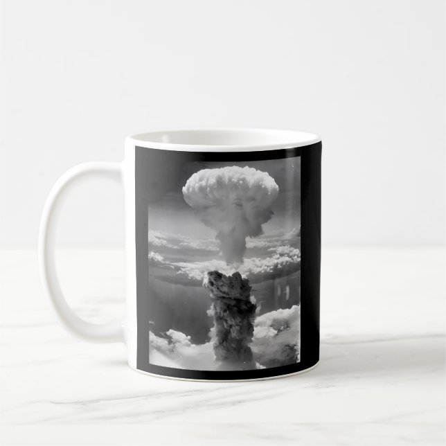 Mug Nuage nucléaire de la bombe atomique contre les es (Gauche)