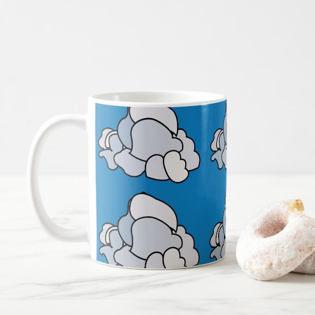 Mug Nuages Blancs (Avec donut)