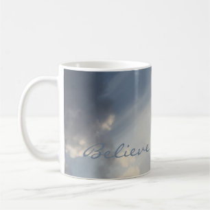 Mug Nuages blancs de rayon de soleil Inspiration