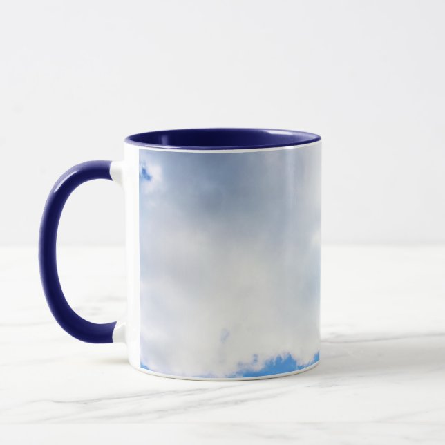 Mug Nuages blancs et ciel bleu (Gauche)