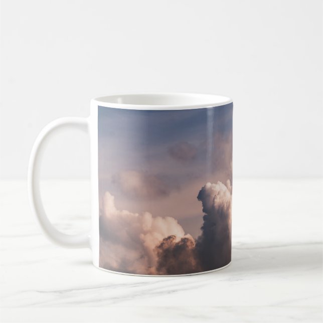 MUG NUAGES BLANCS SOUS CIEL BLEU (Gauche)