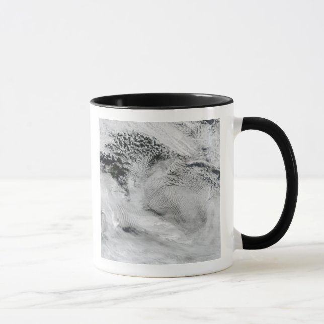 Mug Nuages ondulés en forme de navire (Droite)
