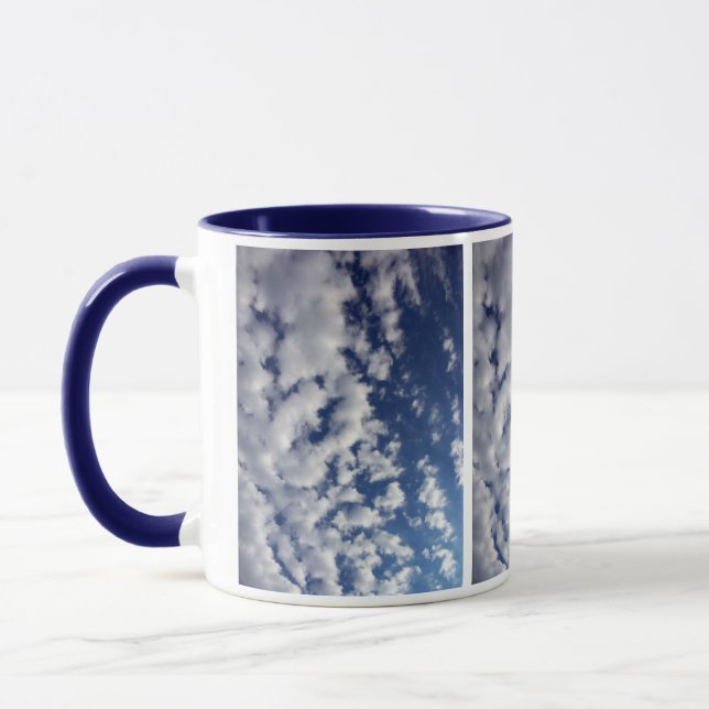 Mug Nuages Puffy Sur Ciel Bleu (Gauche)