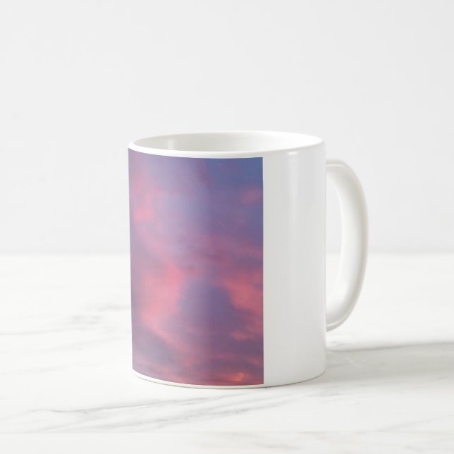 Mug Nuages roses bleus (Devant droit)