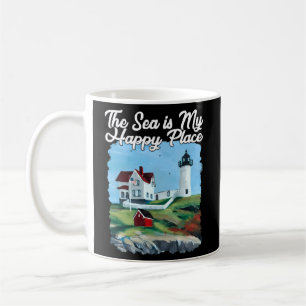 Mug Nubble Lighthouse Maine Phare Peinture Été