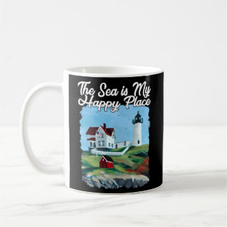 Mug Nubble Lighthouse Maine Phare Peinture Été