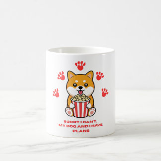 Mug Nuit de cinéma pour amoureux de chiens amusants Sh