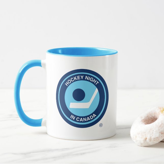 Mug Nuit de hockey au Canada Rétro (Avec donut)