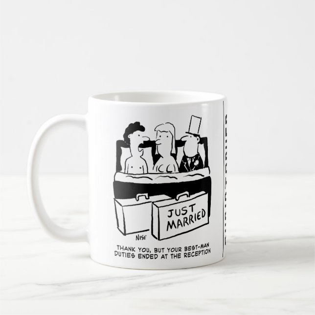 Mug Nuit de noces pour les jeunes mariés (Gauche)