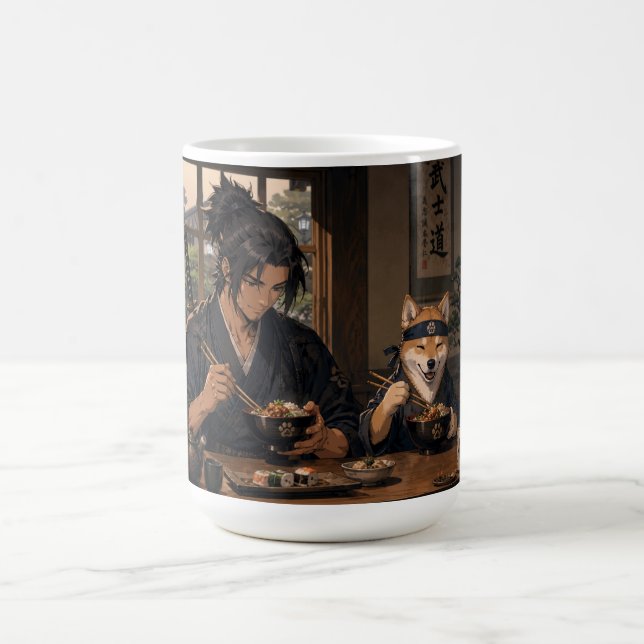 Mug Nuit de nouilles Samouraï & Akita (Centre)