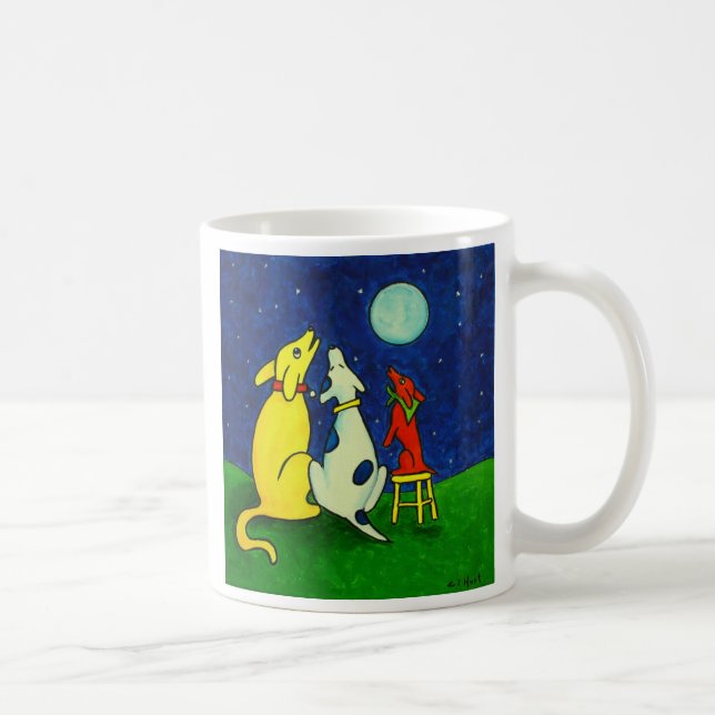 Mug Nuit de trois chiens… la tasse, pas la bande (Droite)
