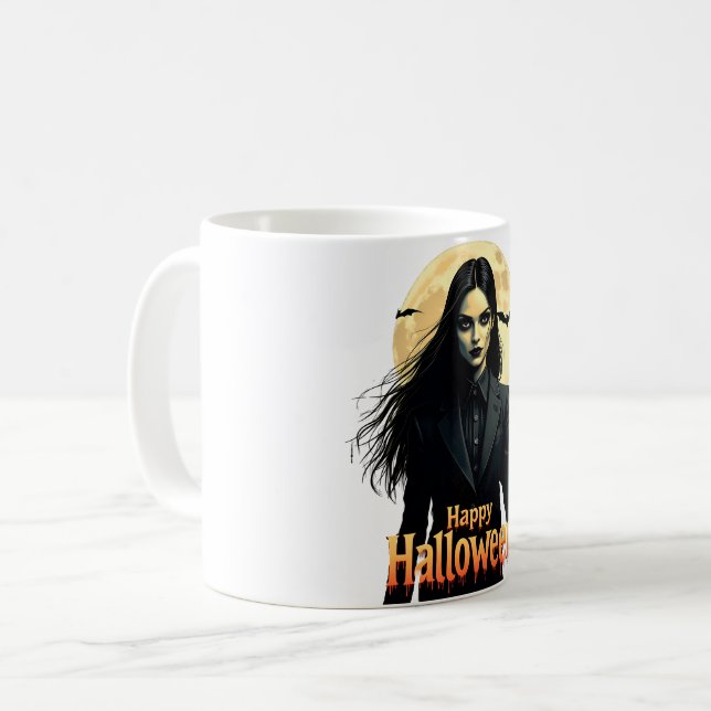 Mug Nuit d'Halloween en cuisine (Devant gauche)